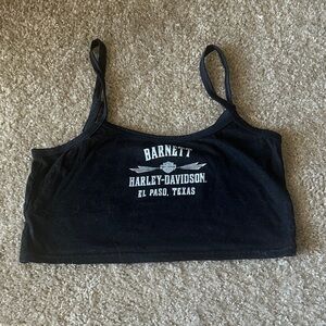 Harley-Davidson Black Crop Top